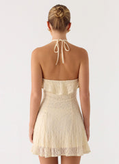 Every Second Mini Dress White