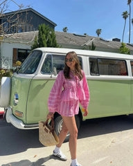 Riley Striped Shorts Set