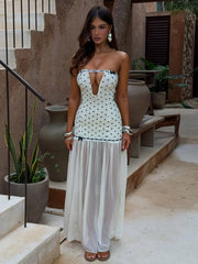 Giana Polka Maxi Dress