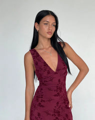 Alessia Velvet Midi Dress